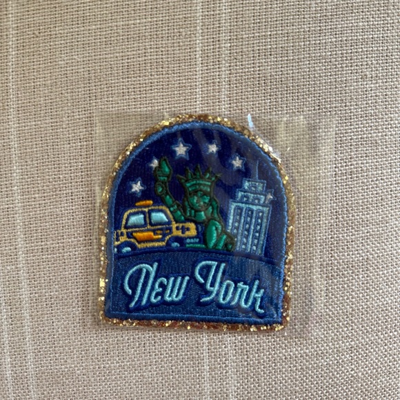 Stoney Clover Lane New York Patch - Blue and Gold - Picture 2 of 2